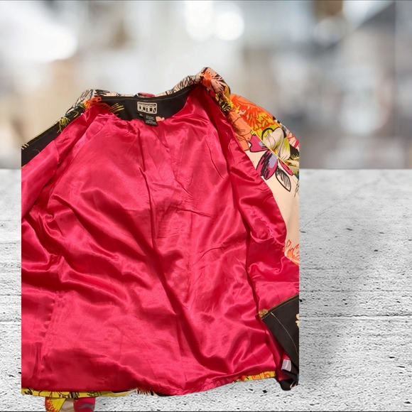 Berek boho style retro vintage jacket with bright bold neon colors size … - Picture 10 of 13